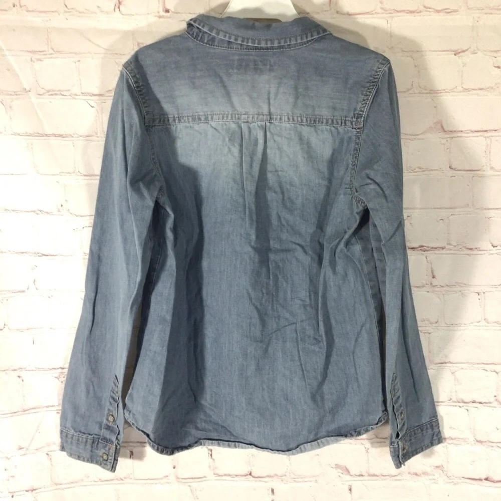 OshKosh B’gosh Blue Denim Button Down Shirt - Size 10